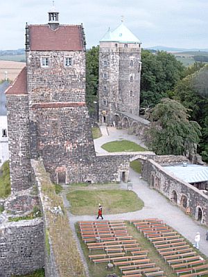 Burg Stolpen - Blick auf den Burgfried